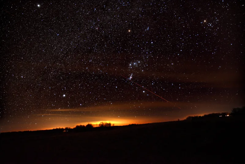 Das Sternbild Orion am Nachthimmel